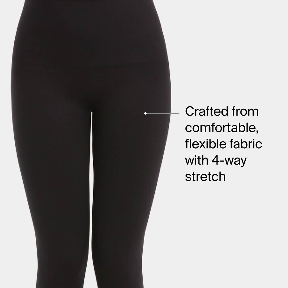 SPANX Look at Me Now Seamless Leggings, Black Camo, 3X - Picture 4 of 7
